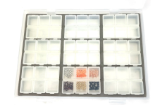 Organizer Vorratsbox Haken, Perlen und Fliegen