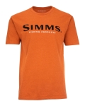 Simms Logo T-Shirt Adobe Heather Gr. L