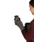 Wool Full Finger Glove Steel