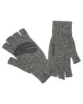 Wool ½ Finger Glove Steel