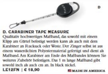 Massband von Orvis