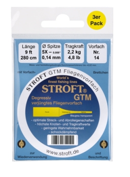 Fliegenvorfachsystem 3-er Pack