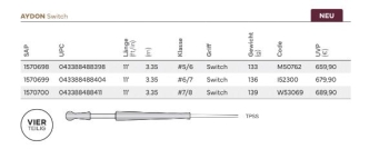 Hardy Aydon Switch-Rute 11ft. #7/8