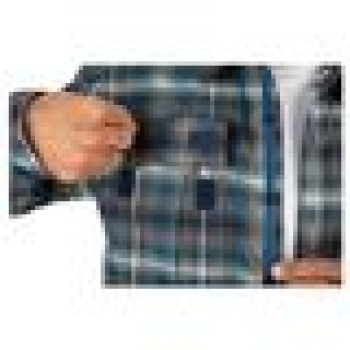 Simms Coldweather Shirt Atlantis Steel Plaid M