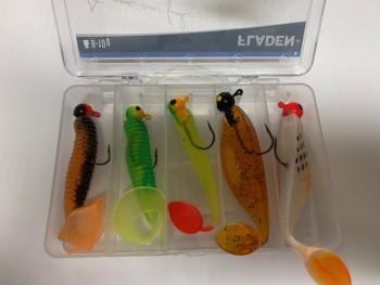 Set mit Gummifischen 8-10g