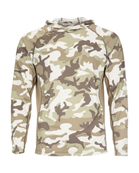 Simms Sflex Hoody Woodland Camo Sandbar M