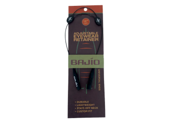 Bajio Keeper Zip - Black Gloss - Brillenband