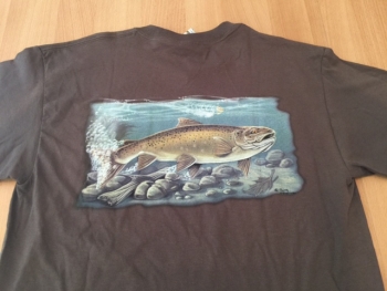 T-Shirt Brown Trout size L