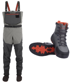 Simms Wathose Freestone Set